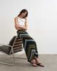 Topshop Topshop chiffon bias maxi skirt in bold stripe-Multi - 1