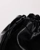 Topshop Topshop Chloe oversized ruched pouch clutch bag in black - 3