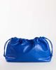 Topshop Topshop Chloe oversized ruched pouch clutch bag in cobalt-Blue - 1