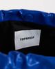 Topshop Topshop Chloe oversized ruched pouch clutch bag in cobalt-Blue - 4