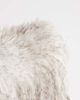 Topshop Topshop Ciara oversized folded faux fur structured clutch purse in neutral mix - 2