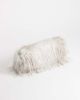 Topshop Topshop Ciara oversized folded faux fur structured clutch purse in neutral mix - 3