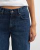 Topshop Topshop Cinch low rise relaxed jeans in blue black - 3