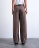 Topshop Topshop Cinch low rise relaxed jeans in otter-Brown - 4