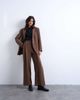 Topshop Topshop cinched waist slouchy blazer in mushroom - part of a set-Green - 1