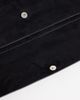 Topshop Topshop Clark medium suedette fold over clutch purse in black - 4