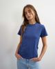 Topshop Topshop classic tee in washed blue-Navy - 1