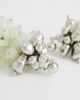 Topshop Topshop Cleo semi precious beaded drop earring in sage and silver - 4
