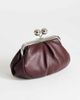 Topshop Topshop Clover small clutch bag in aubergine-Red - 1