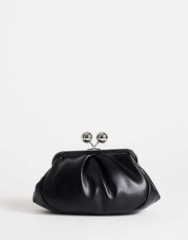 Topshop Topshop Clover small clutch bag in black in black