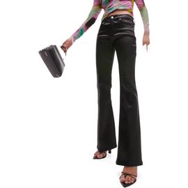 Topshop Topshop Coated Bootcut Jeans