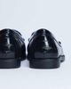 Topshop Topshop Coby ruched toe croc loafers in black - 3