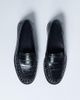 Topshop Topshop Coby ruched toe croc loafers in black - 4