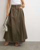 Topshop Topshop Cocoon maxi skirt in khaki-Green - 2