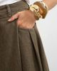 Topshop Topshop Cocoon maxi skirt in khaki-Green - 4