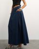 Topshop Topshop Cocoon maxi skirt in rock blue - 2