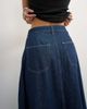 Topshop Topshop Cocoon maxi skirt in rock blue - 3