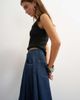 Topshop Topshop Cocoon maxi skirt in rock blue - 4