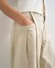 Topshop Topshop Cocoon mid rise barrel jean in oat-NEUTRAL - 4