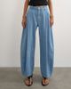 Topshop Topshop Cocoon mid rise barrel leg jeans in bleach-Blue - 2