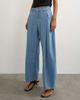 Topshop Topshop Cocoon mid rise barrel leg jeans in bleach-Blue - 4