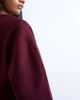 Topshop Topshop cocoon structured mini dress in woven port royale - 3