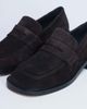 Topshop Topshop Cole Premium suede loafer in chocolate-Brown - 2
