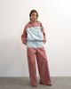 Topshop Topshop color block bomber jacket in blue and mauve-No color - 4