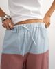 Topshop Topshop color block wide leg pants in blue and mauve - part of a set-No color - 2