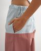 Topshop Topshop color block wide leg pants in blue and mauve - part of a set-No color - 4