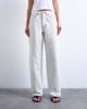 Topshop Topshop Column mid rise jeans in bone-White - 1