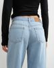 Topshop Topshop Column mid rise jeans with extreme rips in bleach-Blue - 4