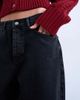 Topshop Topshop Column mid rise jeans with rips in washed black - 4