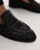 Topshop Topshop Connor real leather woven loafers in black - 2
