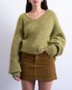Topshop Topshop cord mini pelmet skirt in honey-Yellow - 4