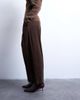 Topshop Topshop corduroy wide leg awkward length pants in brown - 4