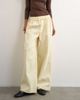Topshop Topshop corduroy wide leg pull on pants in stone-Neutral - 2