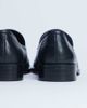 Topshop Topshop Corrie real leather flat shoe loafers in black - 4