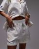 Topshop Topshop cotton doodle embroidery pull on shorts in white - part of a set - 2