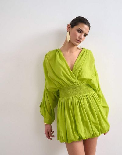 long sleeve feather trim dress Ashley w. Stretch-Factor:Slight-Stretch Be the life of Size:UK12/L Midi Dress Velour Long