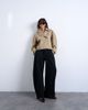 Topshop Topshop cotton ovoid sleeve short trench coat in beige-Neutral - 2