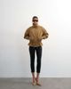 Topshop Topshop cotton toggle waist zip up jacket in khaki-Green - 2