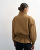 Topshop Topshop cotton toggle waist zip up jacket in khaki-Green - 4