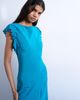 Topshop Topshop cowl back flutter sleeve maxi dress in Air Force blue - 3