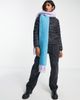 Topshop Topshop cozy color block scarf in blue and lilac - 2