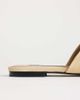 Topshop Topshop Cressida premium real suede square toe mules in camel-Neutral - 3