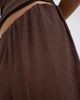 Topshop Topshop crinkle longline board shorts in chocolate-Brown - 3