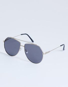 Topshop Topshop Croatia aviator metal frame sunglasses in gold