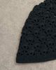 Topshop Topshop crochet beanie hat in black - 2