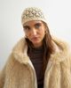 Topshop Topshop crochet beanie hat in off white - 3